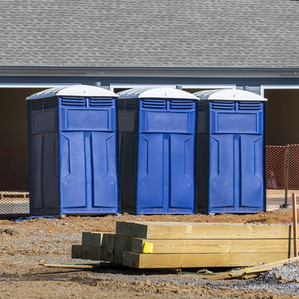 how far in advance should i book my porta potty rental in Ponsford